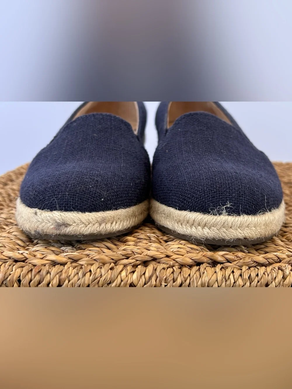 Life Stride Women’s Velocity 2.0 Kamilla Wedge Espadrilles Navy Size 7W